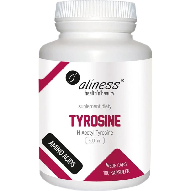Aliness N-Acetyl-L-Tyrosine 500mg 100 kapsułek