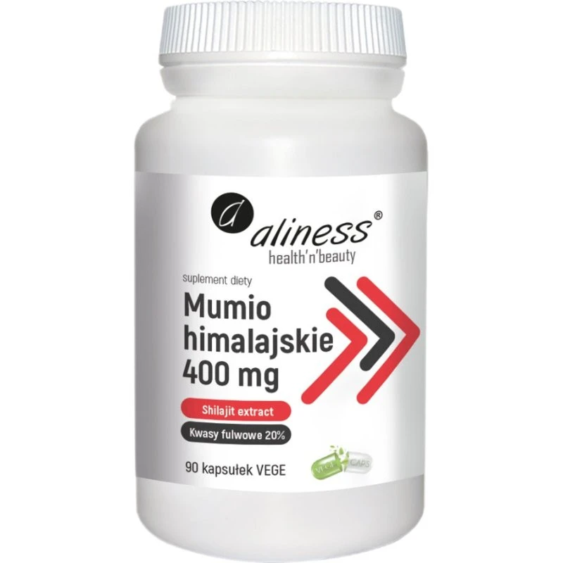 Aliness Mumio Himalajskie 400 mg 90 kapsułek