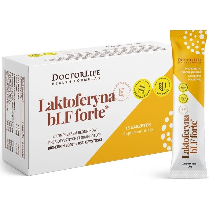 Doctor Life Laktoferyna Forte 100mg 15 saszetek