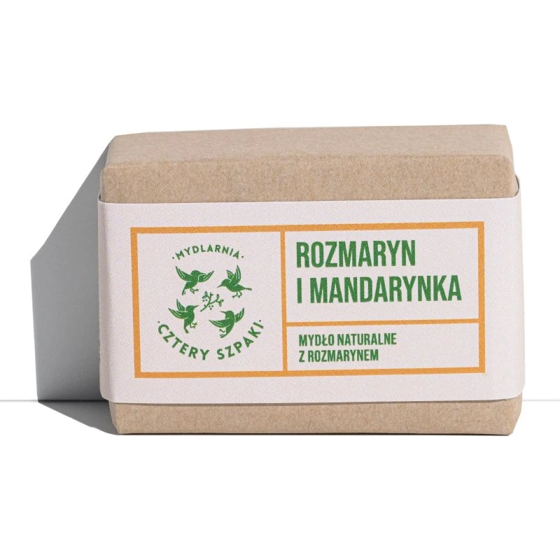 4 Szpaki Mydło Rozmaryn i Mandarynka 110g