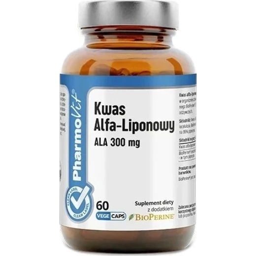 Pharmovit Kwas Alfa-Liponowy ALA 300 mg 60 kapsułek