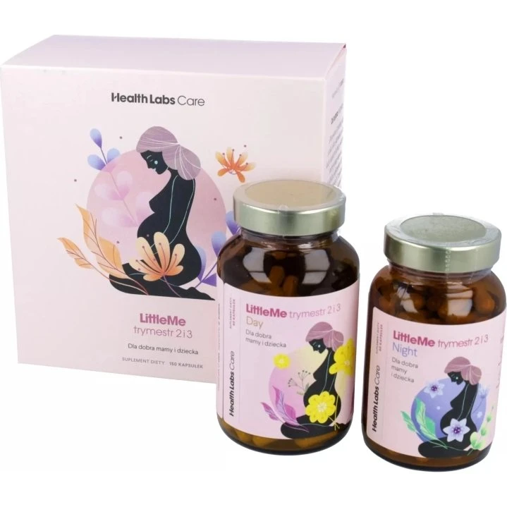 Health Labs LittleMe Witaminy i Minerały Trymestr 2 i 3, 150 kaps.