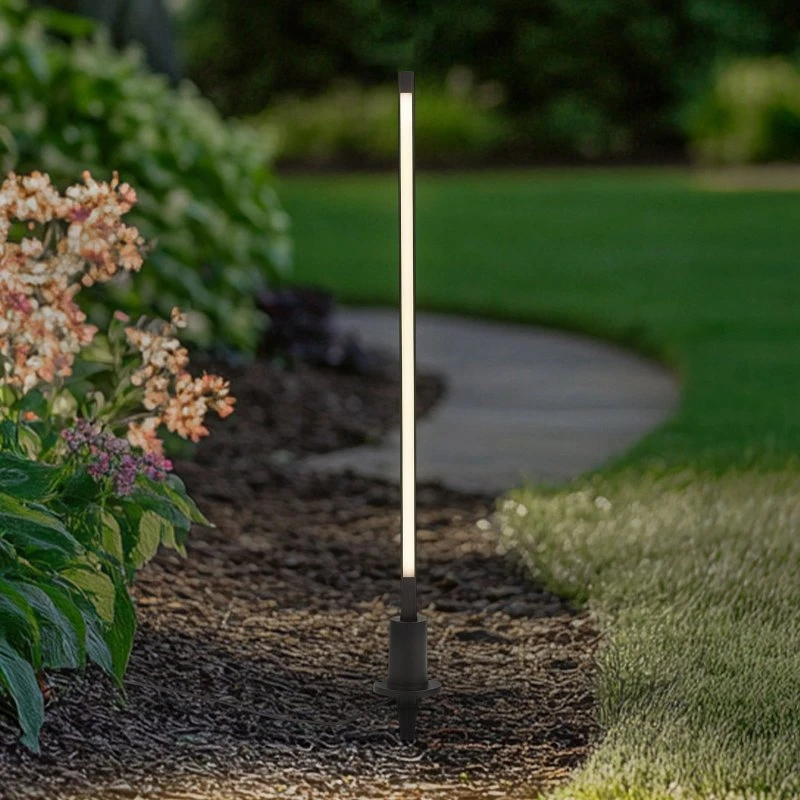 Lindby Neano Słupek oświetleniowy LED 80 cm, czarny, IP65