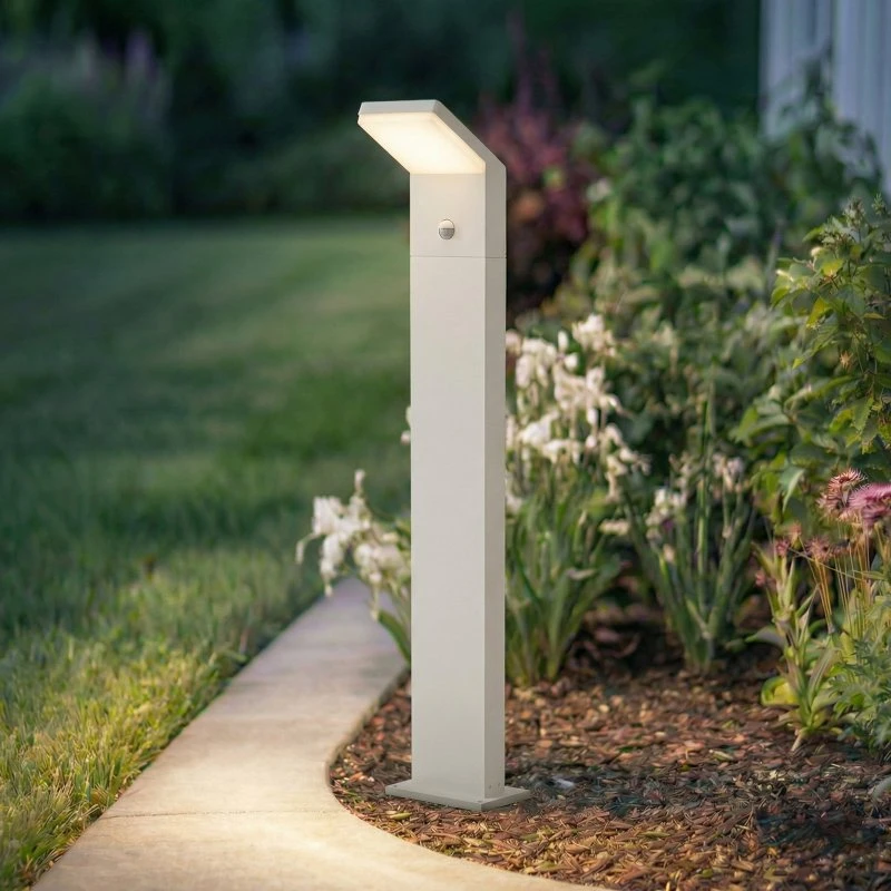 Arcchio Słupek oświetleniowy LED Yolena, czujnik, 100 cm, biały