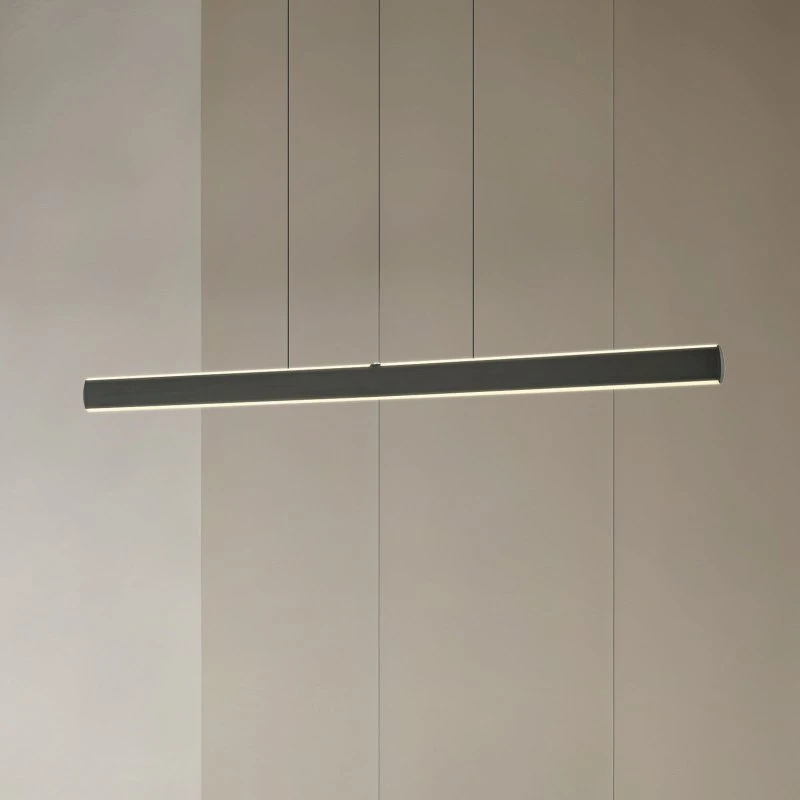 Lucande Arvon Żyrandol LED, czarny, 117 cm, CCT