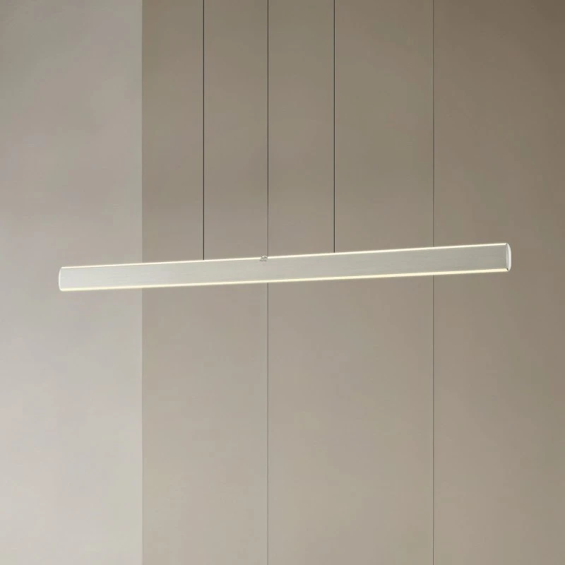Lucande Arvon Żyrandol LED Aluminium 117 cm CCT