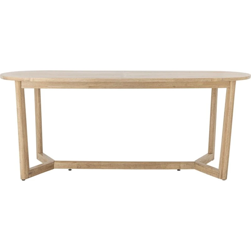 Bloomingville Serrone Stół Owalny 200x100 cm Drewno Kauczukowe