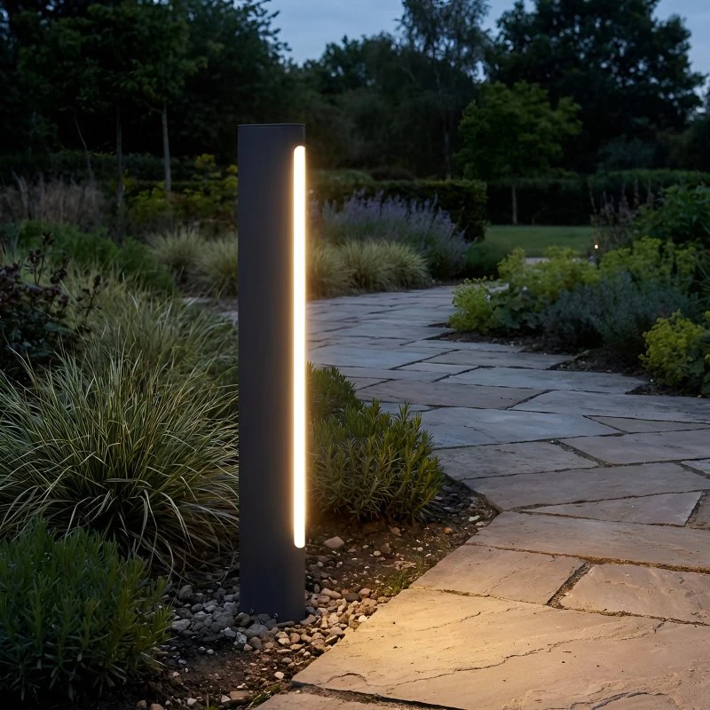 Lucande Celiora Słupek LED 80 cm, Antracyt, 3000K, IP65