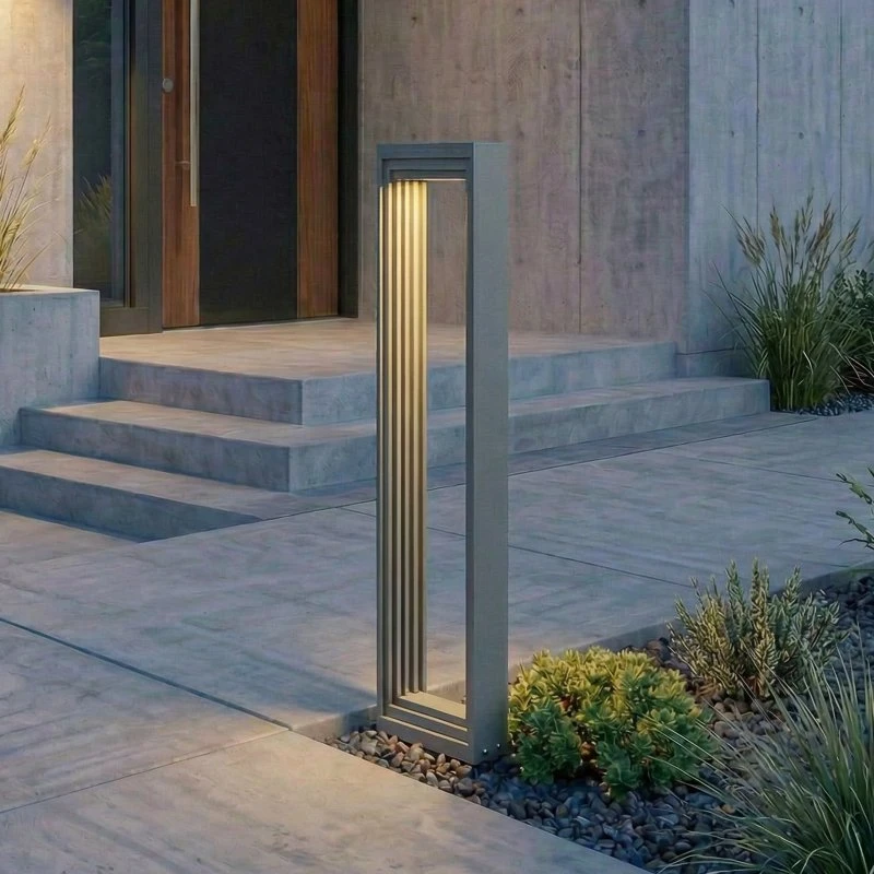 Lucande Słupek oświetleniowy LED Ashkan 60 cm, antracyt, IP65