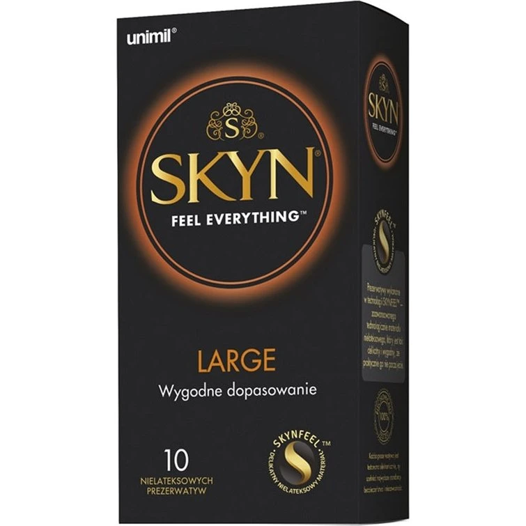 Unimil SKYN Large prezerwatywy nielateksowe 10 sztuk
