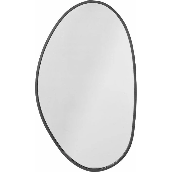 Bloomingville Faun Lustro Ścienne 70x40 cm Czarna Rama