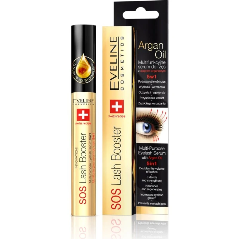 Eveline Cosmetics SOS Lash Booster Serum 5w1 10 ml