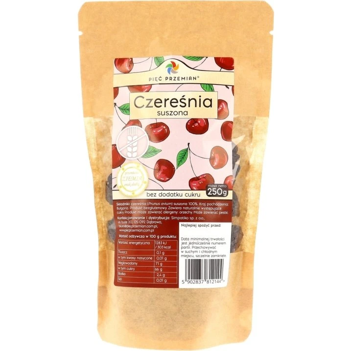 Pięć Przemian Czereśnia suszona BIO 250 g