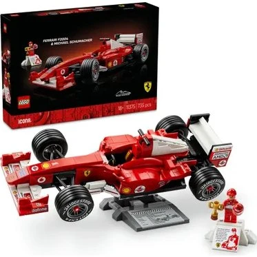 LEGO Icons Ferrari F2004 z Michaelem Schumacherem (11375)