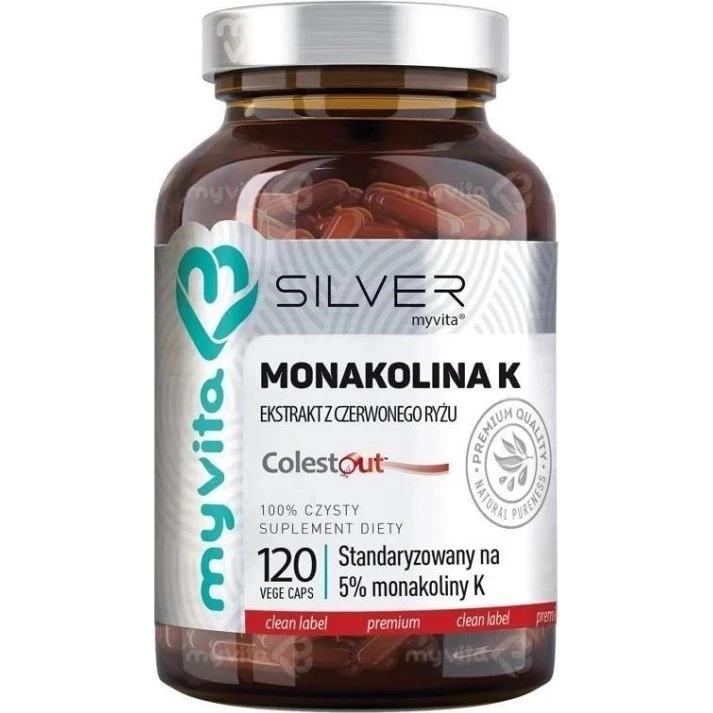 MyVita Silver Monakolina K 120 kapsułek