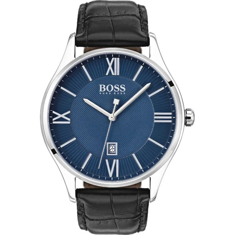 Hugo Boss Zegarek Męski Governor 1513553 Granatowy + Pudełko
