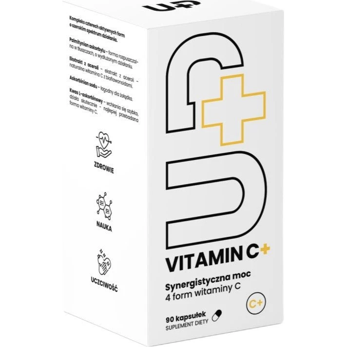 UP Health Pharma UP VITAMIN C+ z Cynkiem, 90 kapsułek