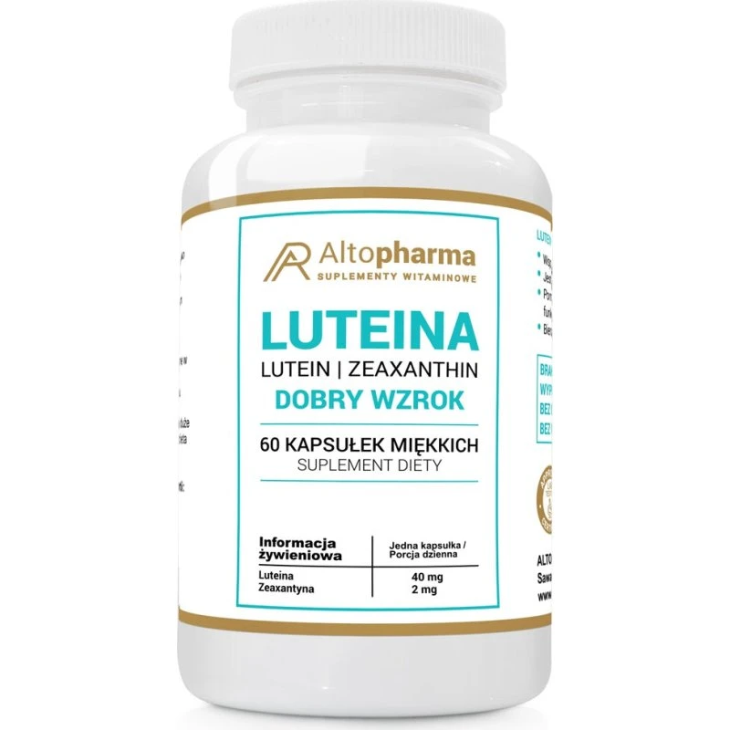 AltoPharma Luteina 40mg 60 kapsułek miękkich