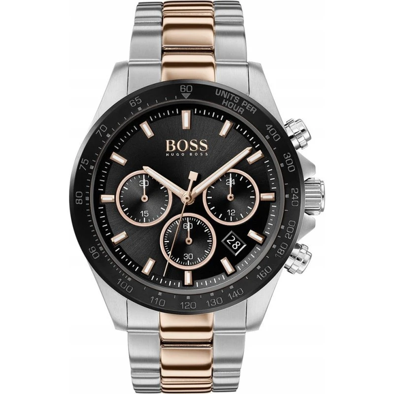 Hugo Boss 1513757 Zegarek Męski Hero, Czarny, 43 mm