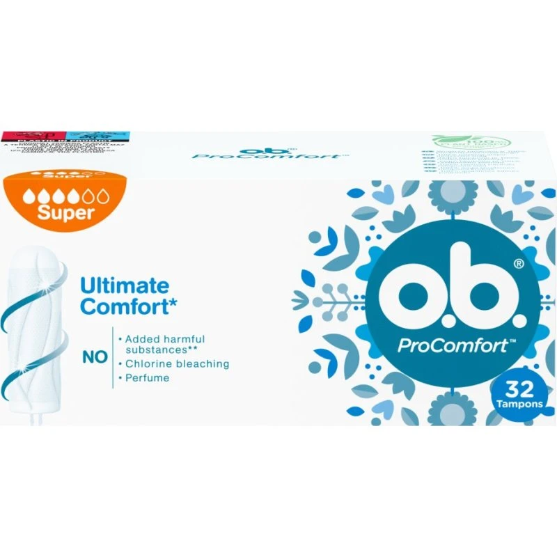 O.B. ProComfort Super tampony, 32 sztuki