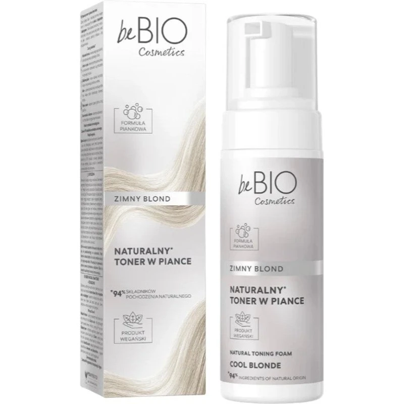 BeBio Ewa Chodakowska Naturalny toner w piance Zimny Blond 120ml