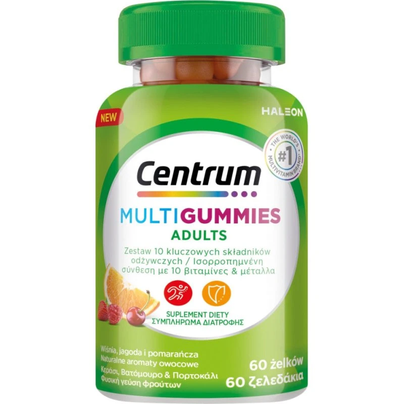 Centrum MultiGummies Adults suplement diety, 60 żelków