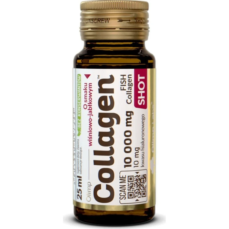 Olimp Collagen Shot Wiśnia Jabłko 25 ml (10g kolagenu)