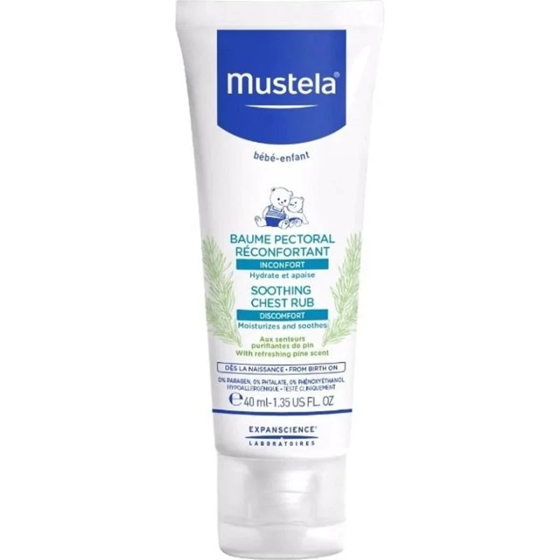 Mustela BEBE Kojący Balsam do Nacierania Klatki Piersiowej 40 ml