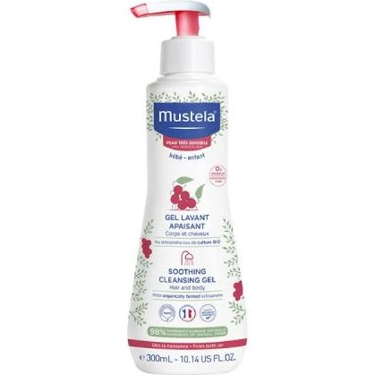 Mustela Łagodzący żel do mycia 300 ml