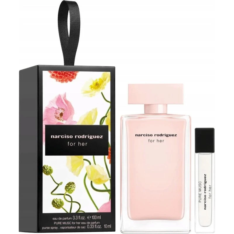 Narciso Rodriguez Zestaw For Her 100ml + Pure Musc For Her 10ml