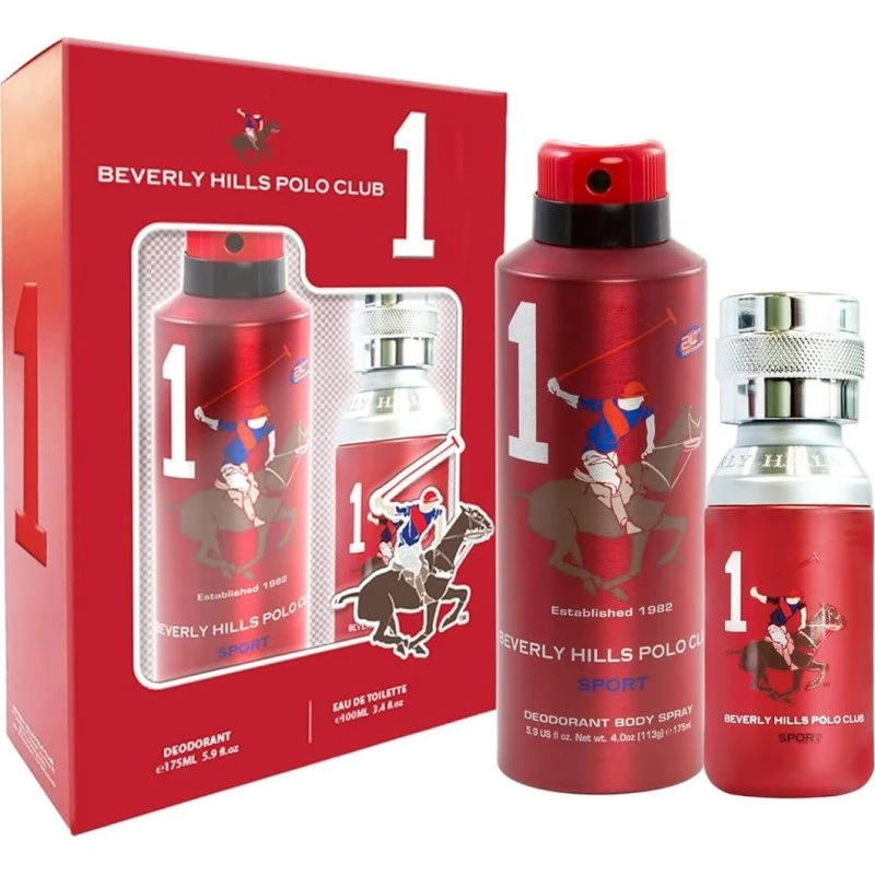 Beverly Hills Polo Club Men Sport One Zestaw: EDP 100ml + Dezodoran 175ml