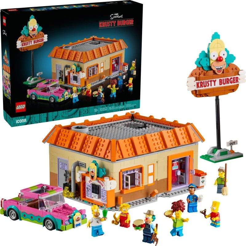 LEGO 10352 ICONS The Simpsons Krusty Burger – 1635 el.