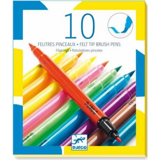 Djeco POP Zestaw mazaków dwustronnych neonowych