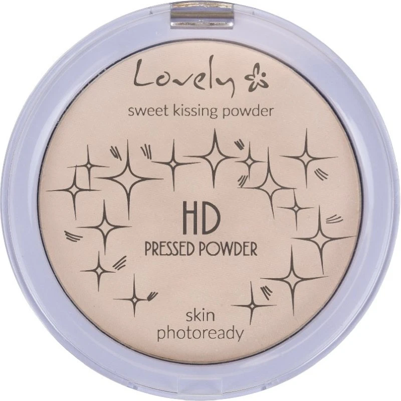 Lovely HD Pressed Powder matujący puder transparentny 10g