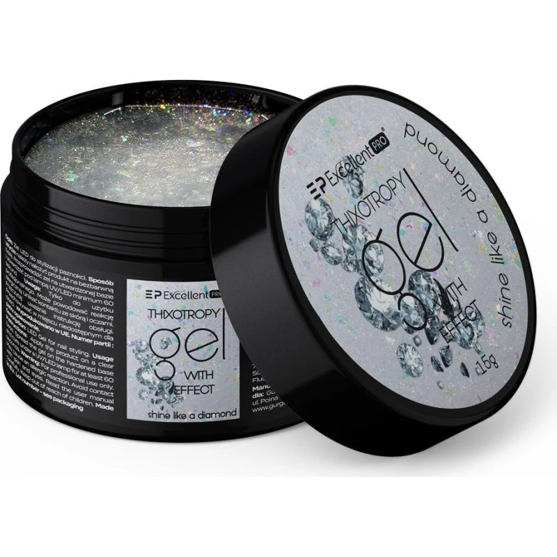 Excellent PRO Thixotropy Gel Shine Like A Diamond 15g