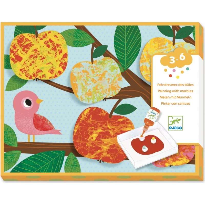 Djeco Zestaw Malowanie Kulki Natura 3-6 lat