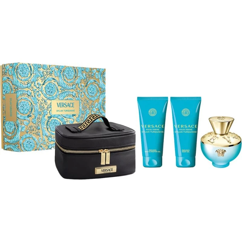 Versace Dylan Turquoise Pour Femme Zestaw Perfumowy 4x100ml