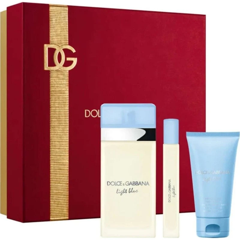 Dolce & Gabbana Light Blue Women Zestaw: EDP 100ml, Krem 50ml, EDP 10ml