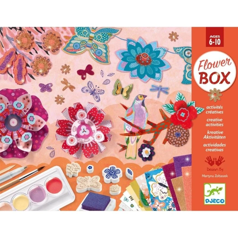 Djeco Zestaw artystyczny Ogród 6w1