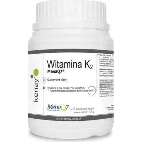 Kenay Witamina K2 MenaQ7 300 kapsułek