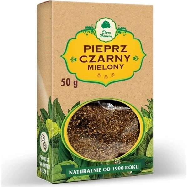 Dary Natury Pieprz czarny mielony 50 g