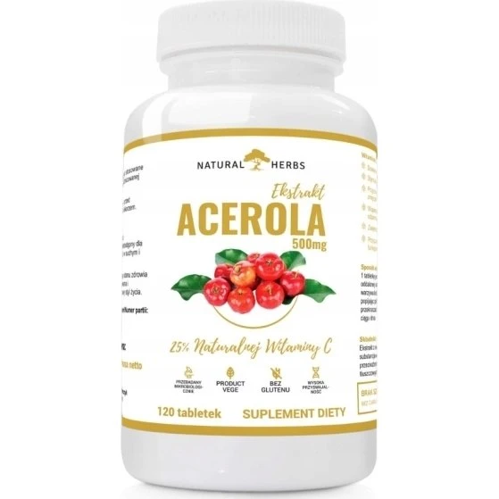 Altopharma Acerola Forte 500 mg 120 tabletek