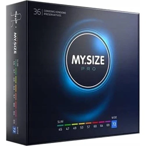 Prezerwatywy MY.SIZE PRO 72 mm, 36 sztuk