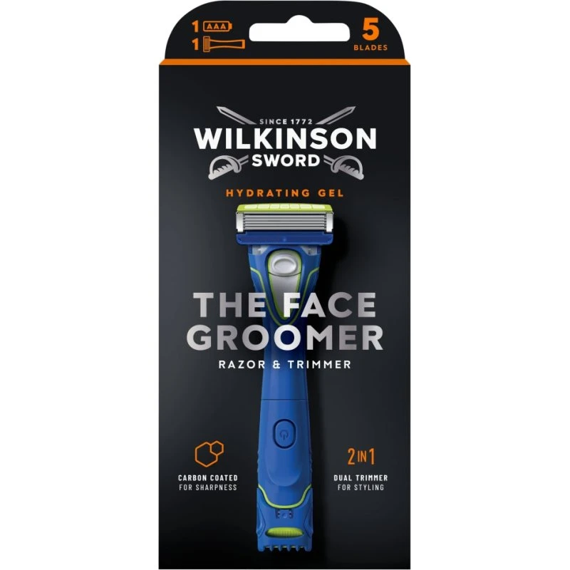 Wilkinson The Face Groomer dwustronny trymer z wkładem 5 ostrzy