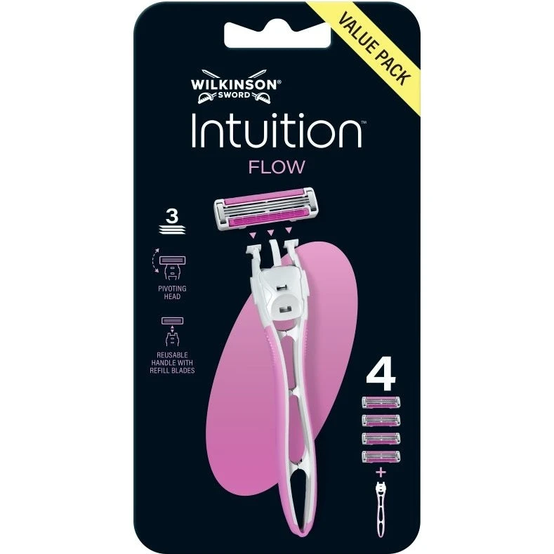 Wilkinson Intuition Flow maszynka do golenia + 4 wkłady