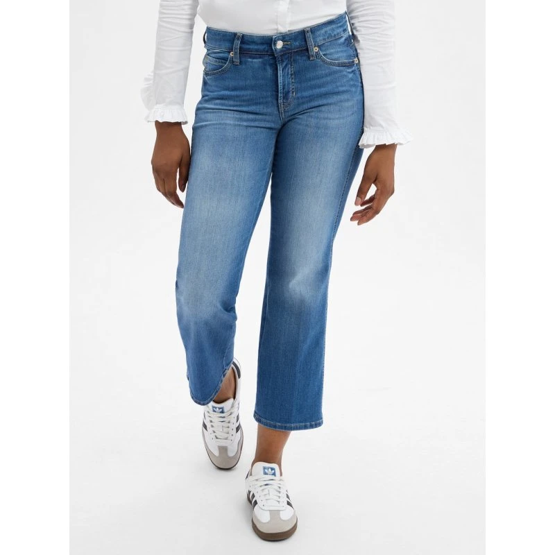 Cambio Jeansy Flare Francesca niebieskie
