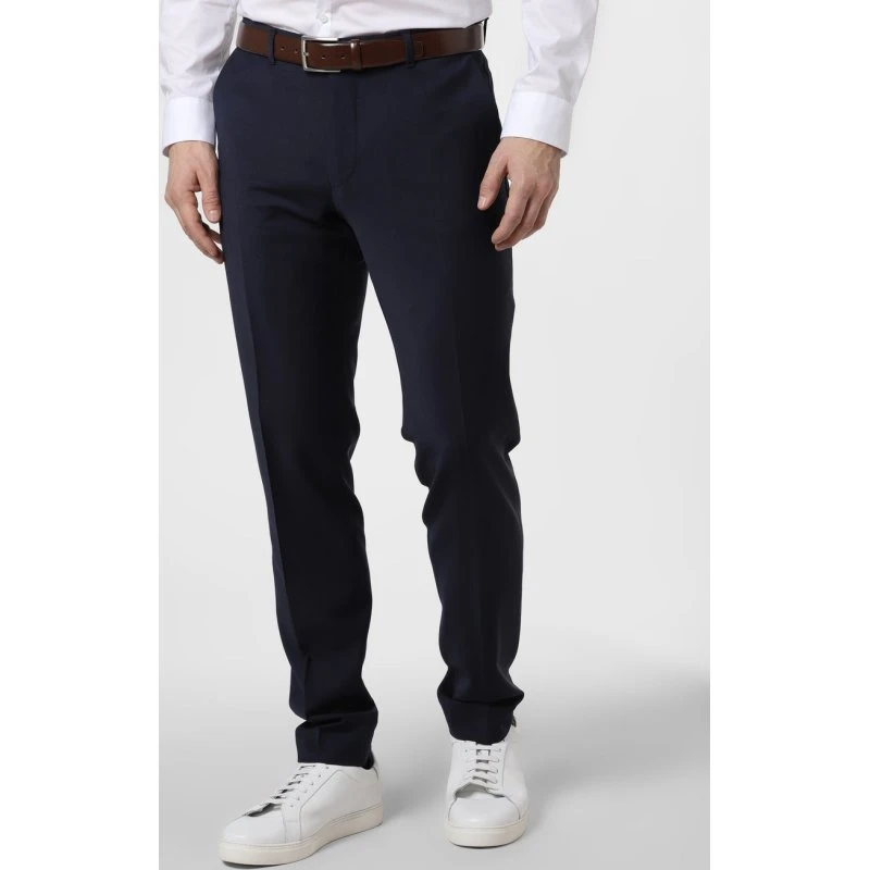 Drykorn Spodnie Garniturowe Piet Extra Slim Fit - Niebieskie