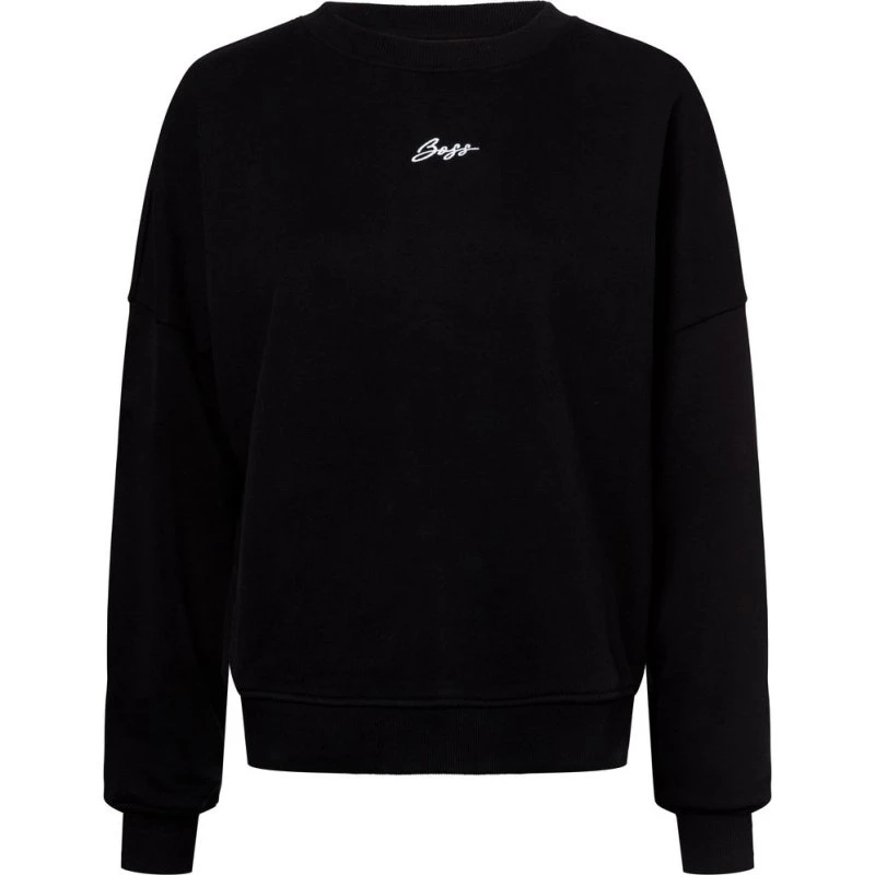 BOSS Bluza Esweaty czarna - Bawełniana, Rozmiar L