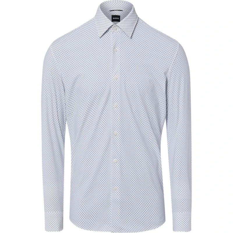 BOSS Koszula biznesowa Slim Fit Hank, biała, rozmiar 42