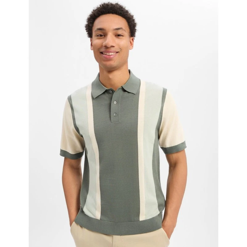 Drykorn Koszulka Polo Tamian Relaxed Fit - Zielona